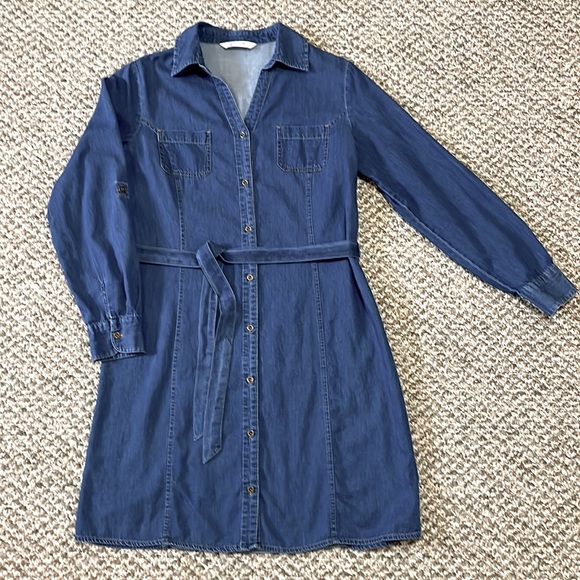 Riders by Lee Dresses & Skirts - Vintage Riders by Lee Chambray Shirt Dress